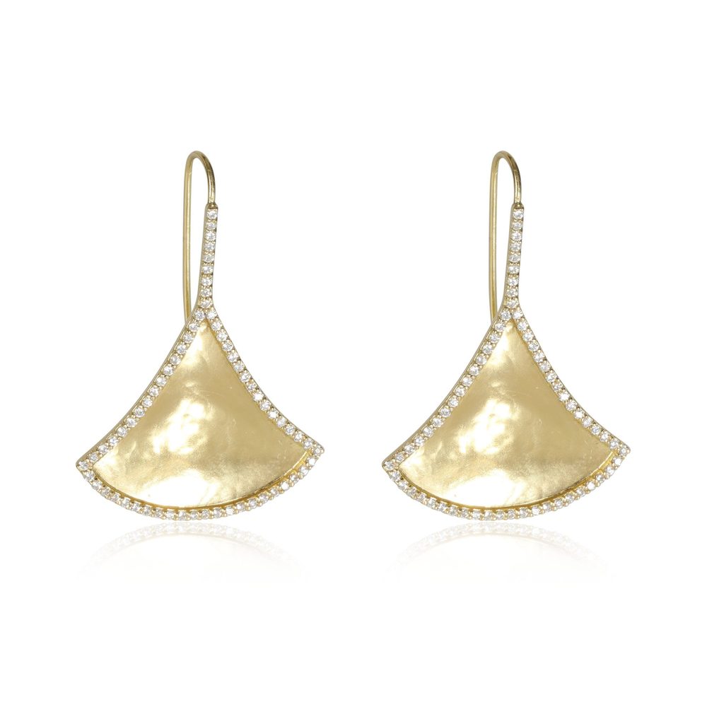 Amrapali Kimaya Diamond Fan Earrings in 18K Yellow Gold (1.09 ctw)